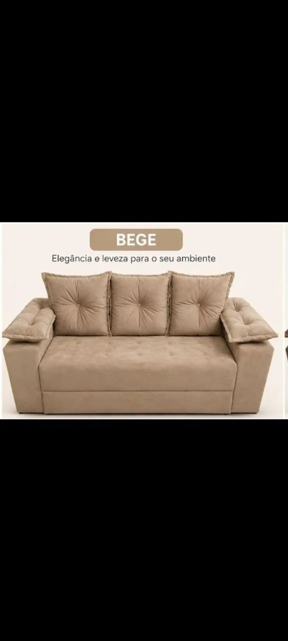 Sofá elegância leveza ,promoção 699