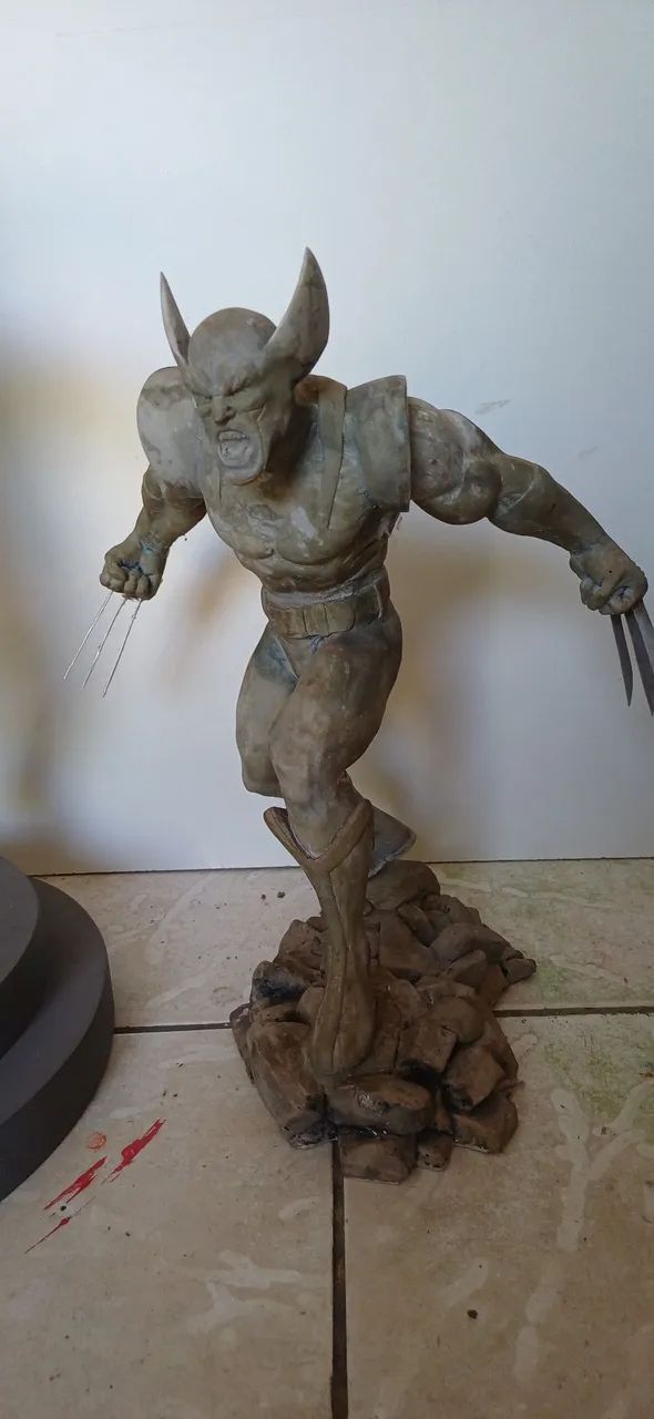 Wolverine comics resina massissa 35cm 