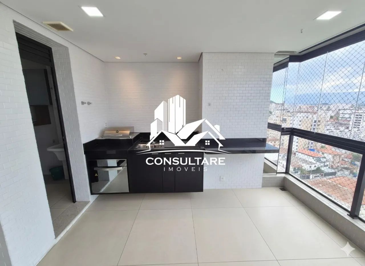 Apto Novo com 3 dorms, na Aparecida em Santos R$ 1.490 MIL Cod: 6044 - Foto 3