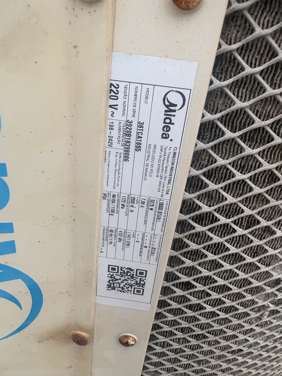Ar condicionado mídia 18 btus