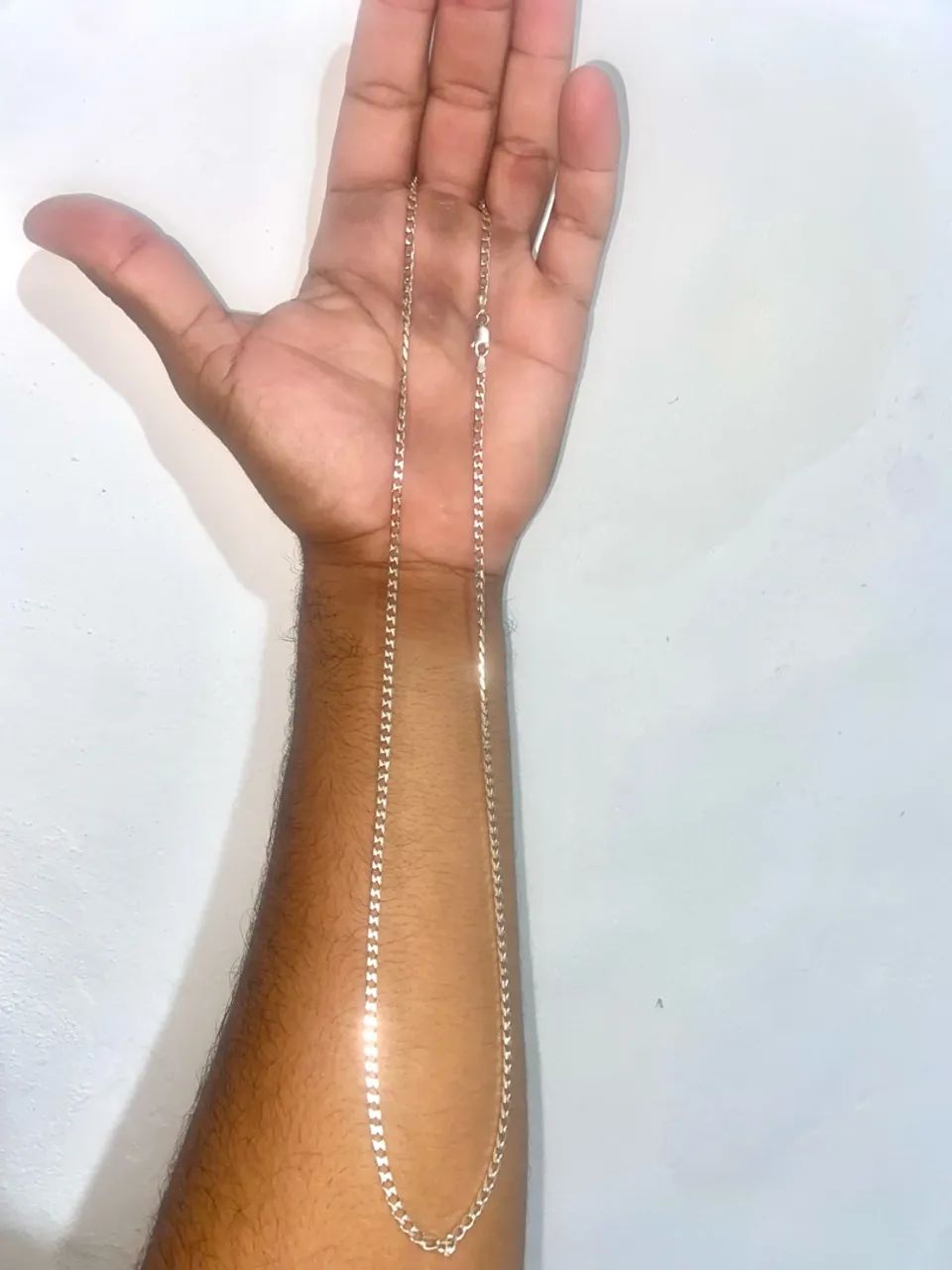 Cordão de prata legítima 