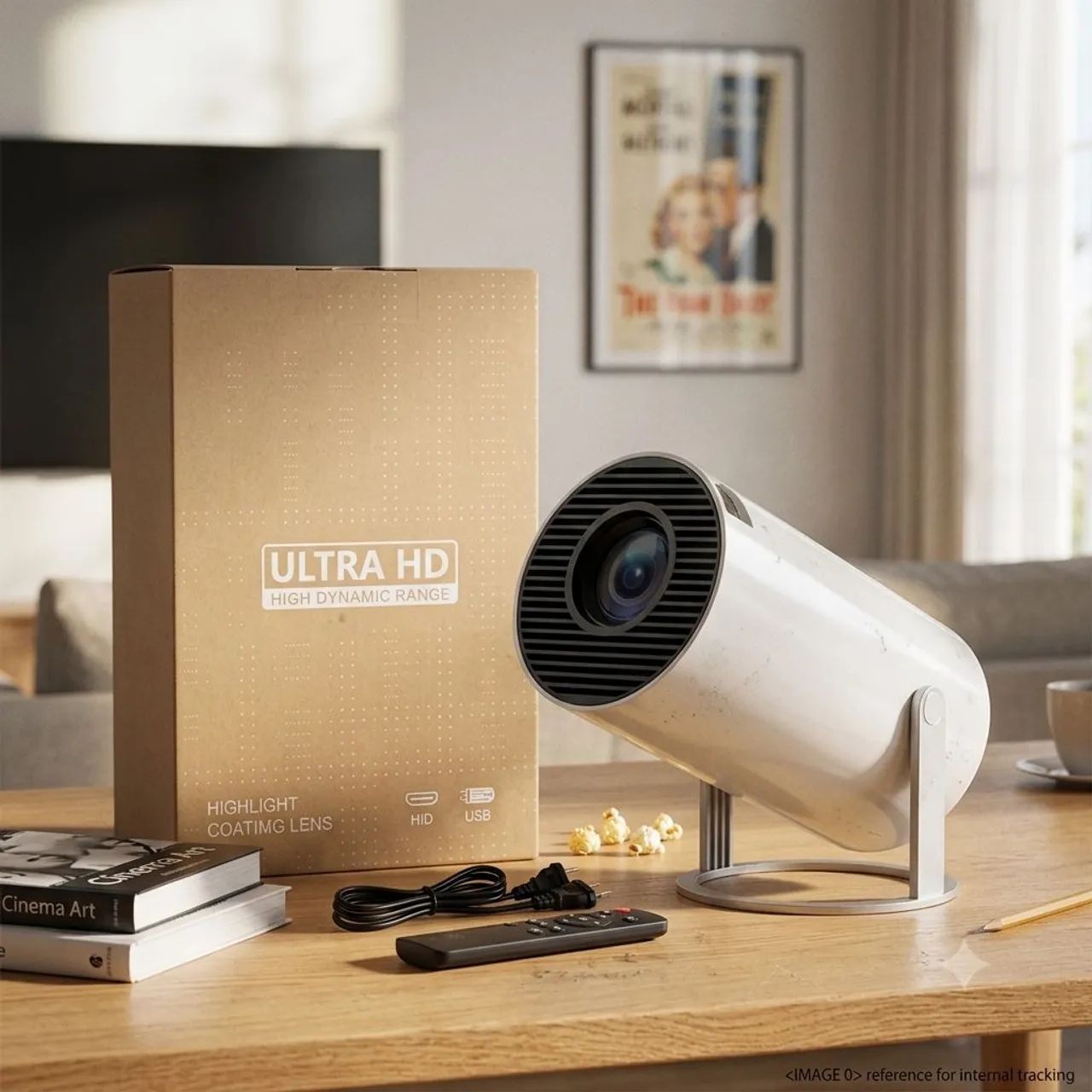Mini projetor uhd