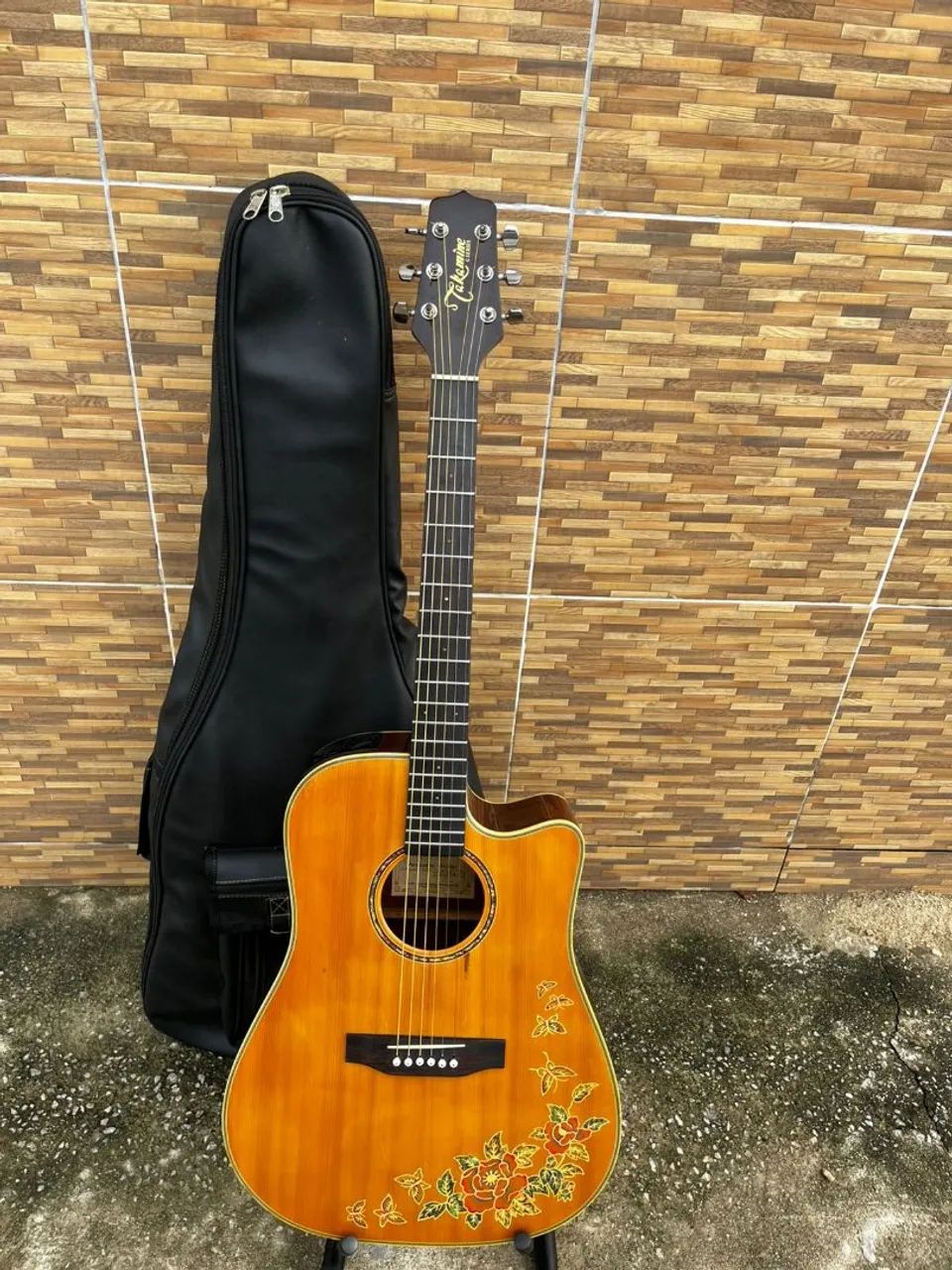Violão Takamine Eg-530 SC BF koreano Tampo maciço  aceito trocas 