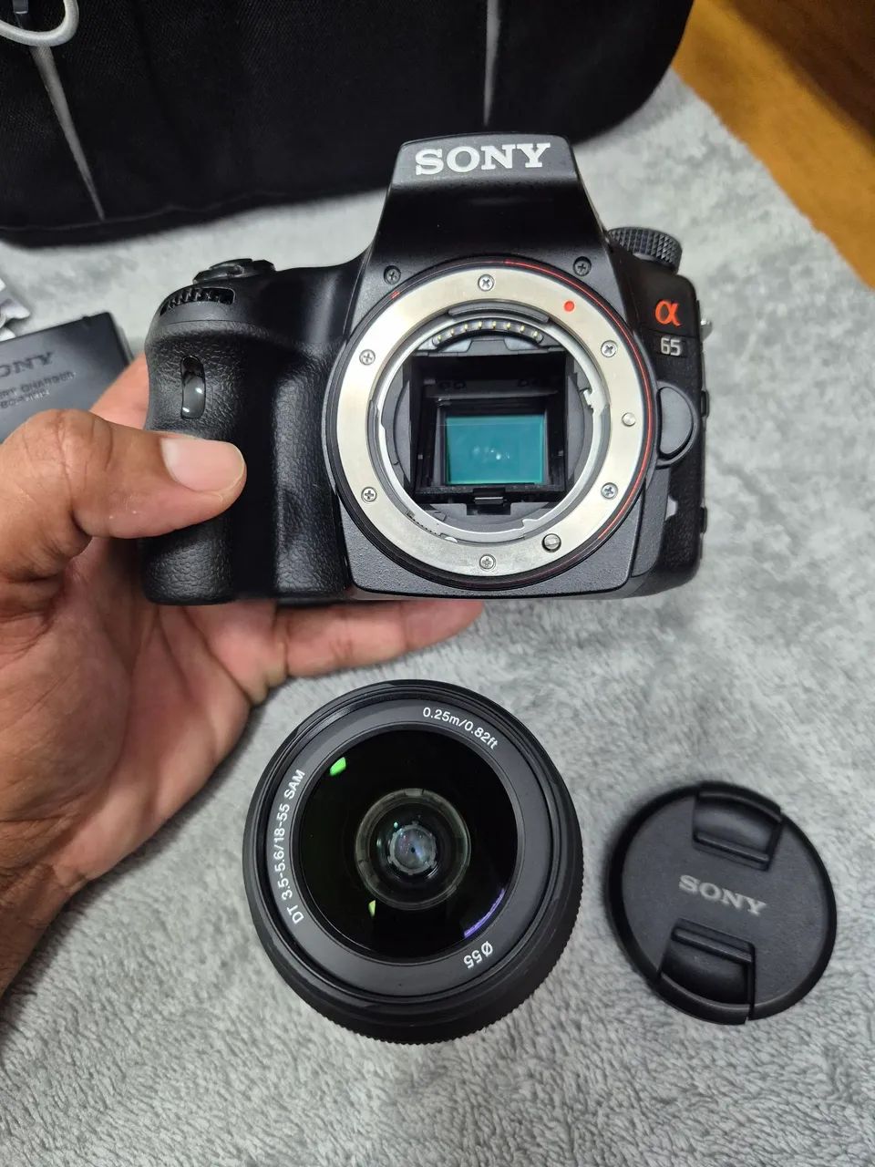 Câmera Sony Alpha DSLR SLT A65  - Foto 4