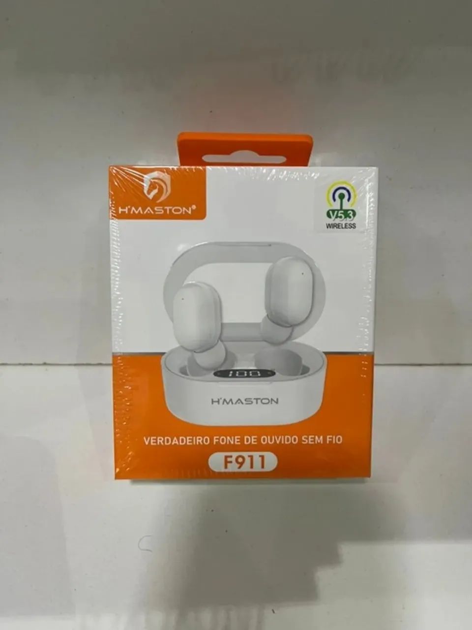 Fone de Ouvido Bluetooth Visor Led Sem Fio H'maston F911 Loja Coimbra Entregamos - Foto 2