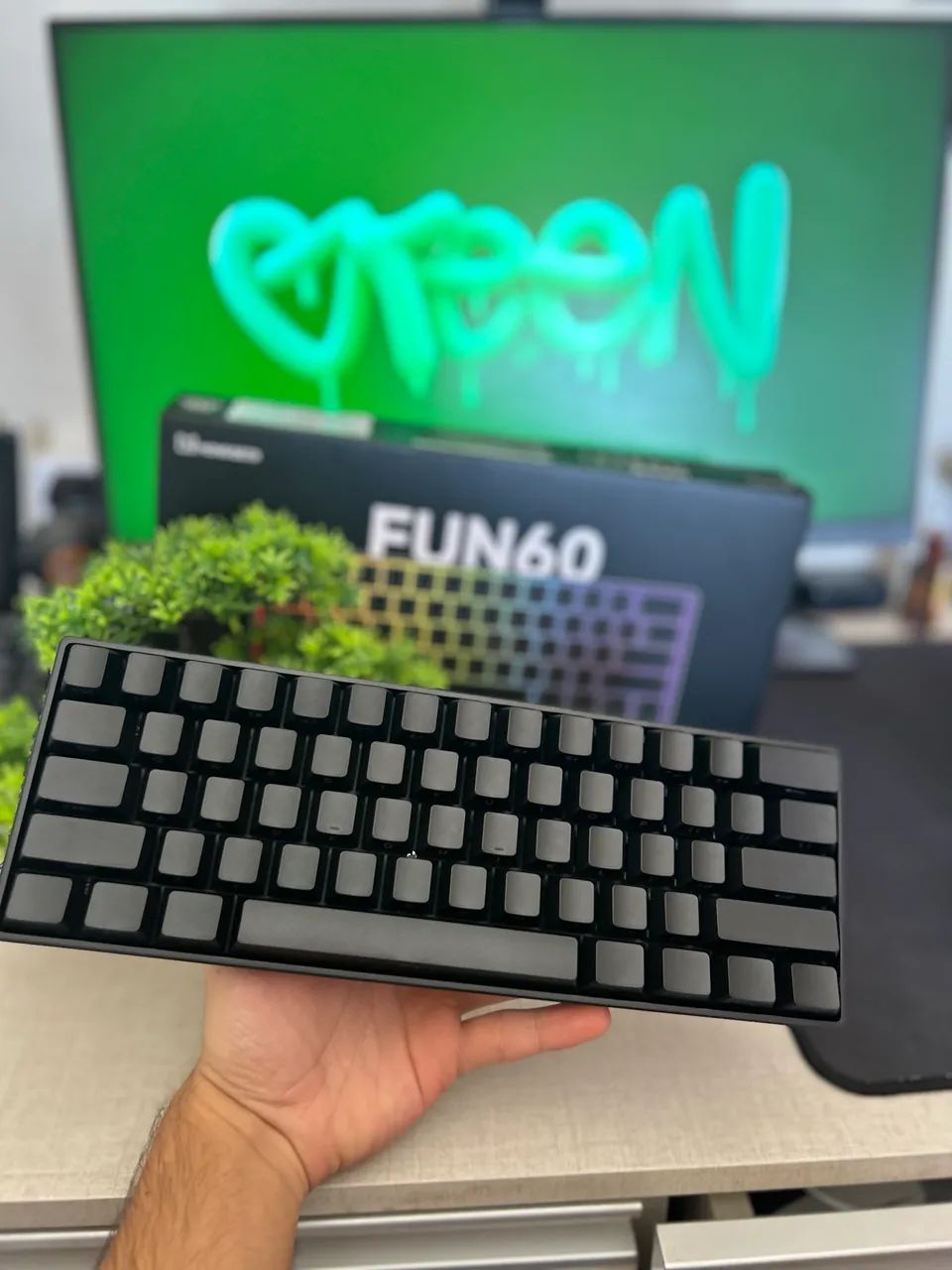 Kit mouse Attack Shark x11 e teclado Fun60he  - Foto 4
