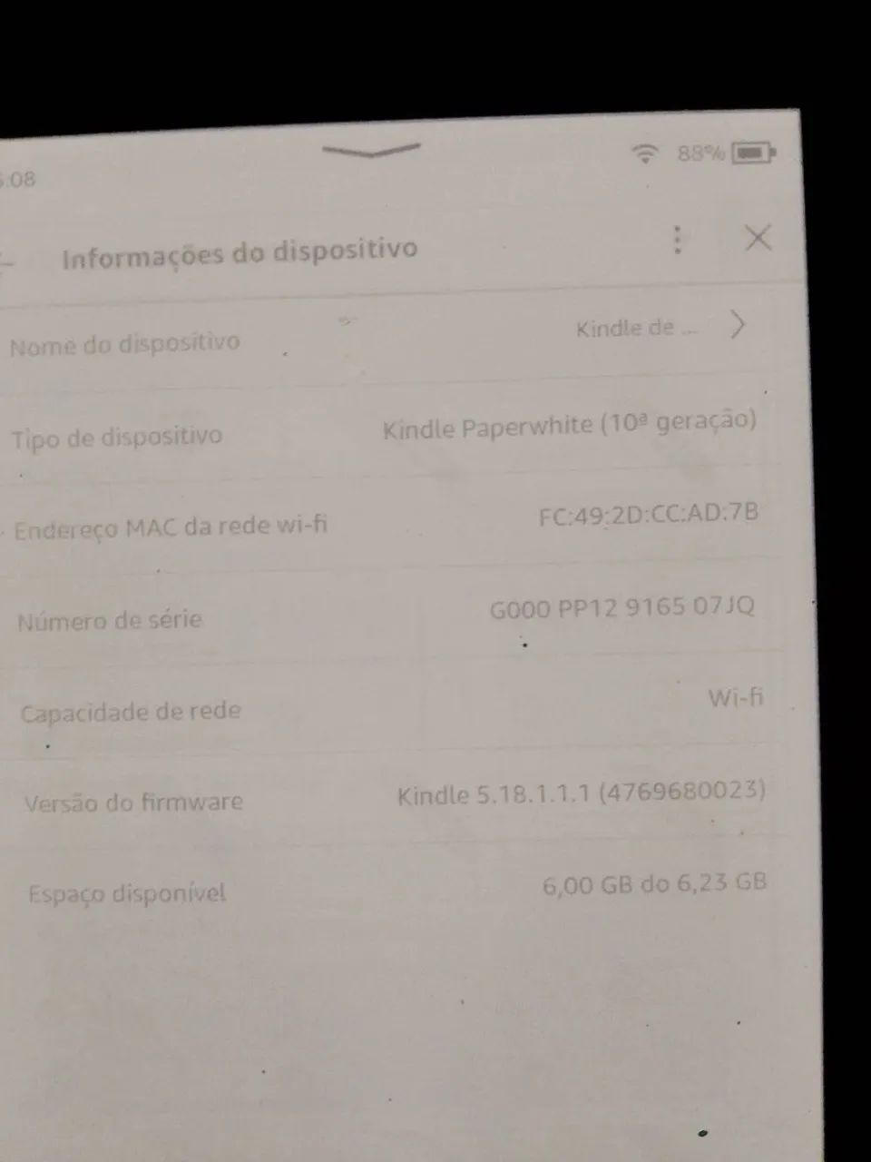 Kindle Paperwhite 10ª geração  - Foto 3
