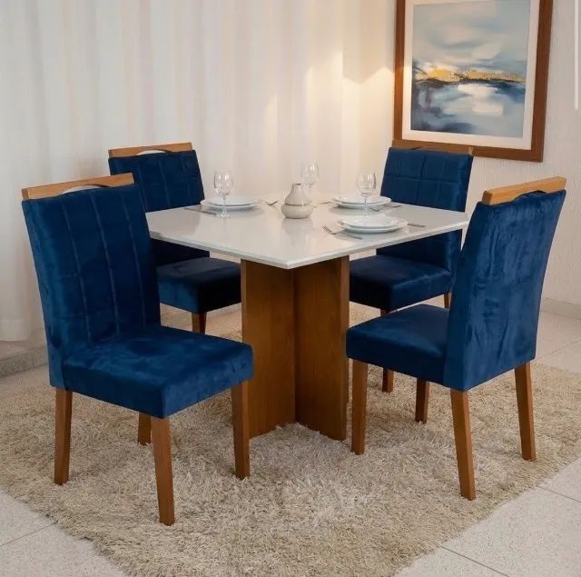Conjunto de Jantar Álamo 4 Lugares