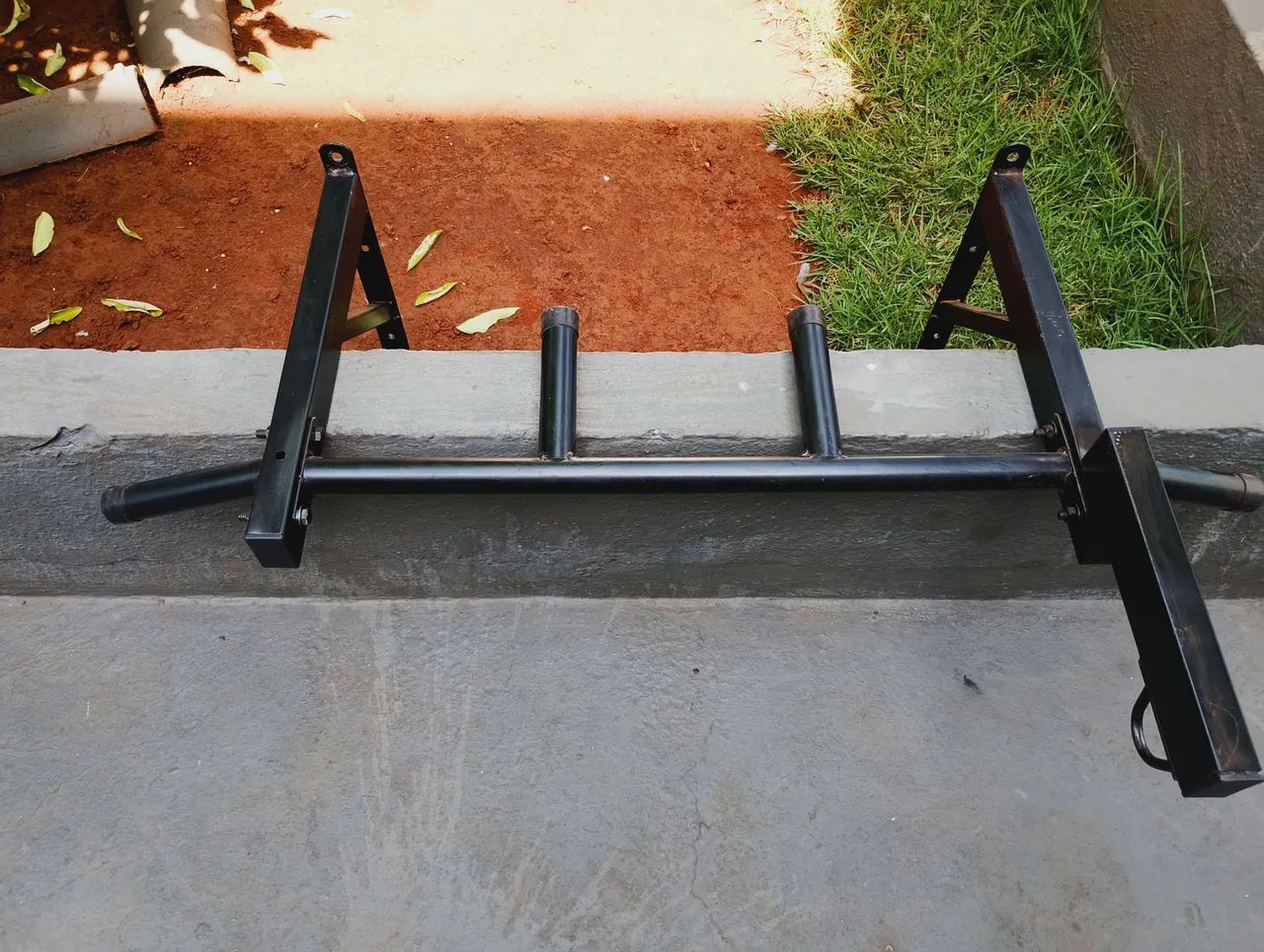 Barra fixa com suporte saco  - Foto 3