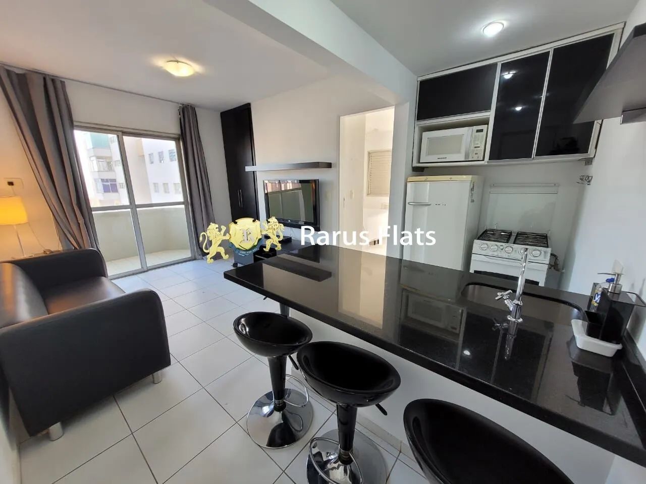 Flat com 1 Quarto para alugar, 37m² - Bela Vista