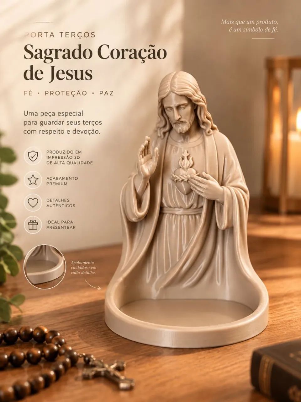 Porta Terços - Religioso  - Foto 5