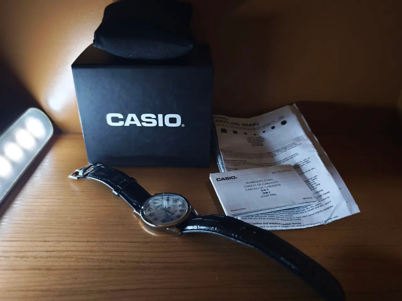 Rel ógio Feminino Casio Couro - Foto 2