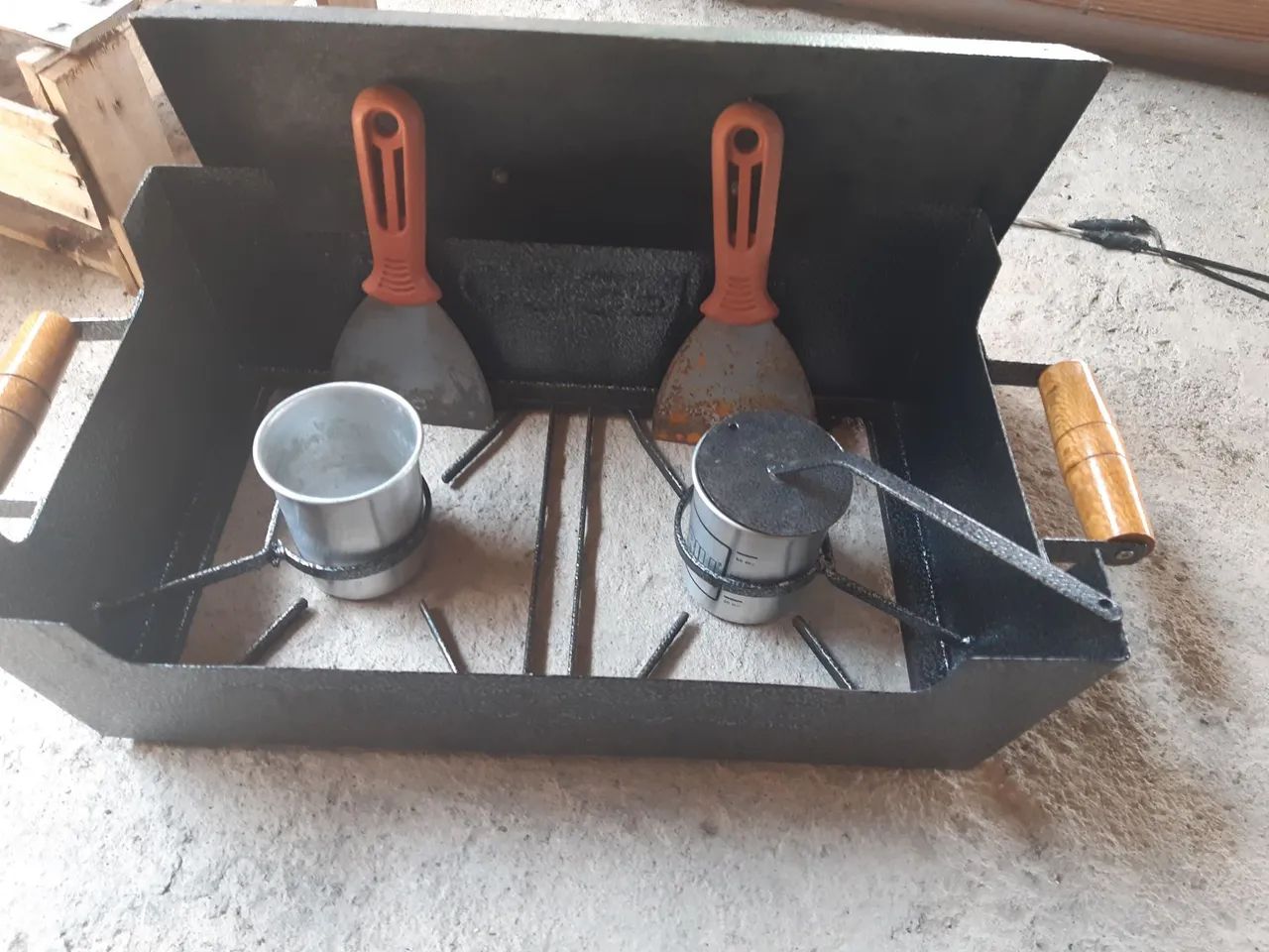 Churrasqueira Portátil C/ Chapa Original Ecogrill A Alccol - Foto 2