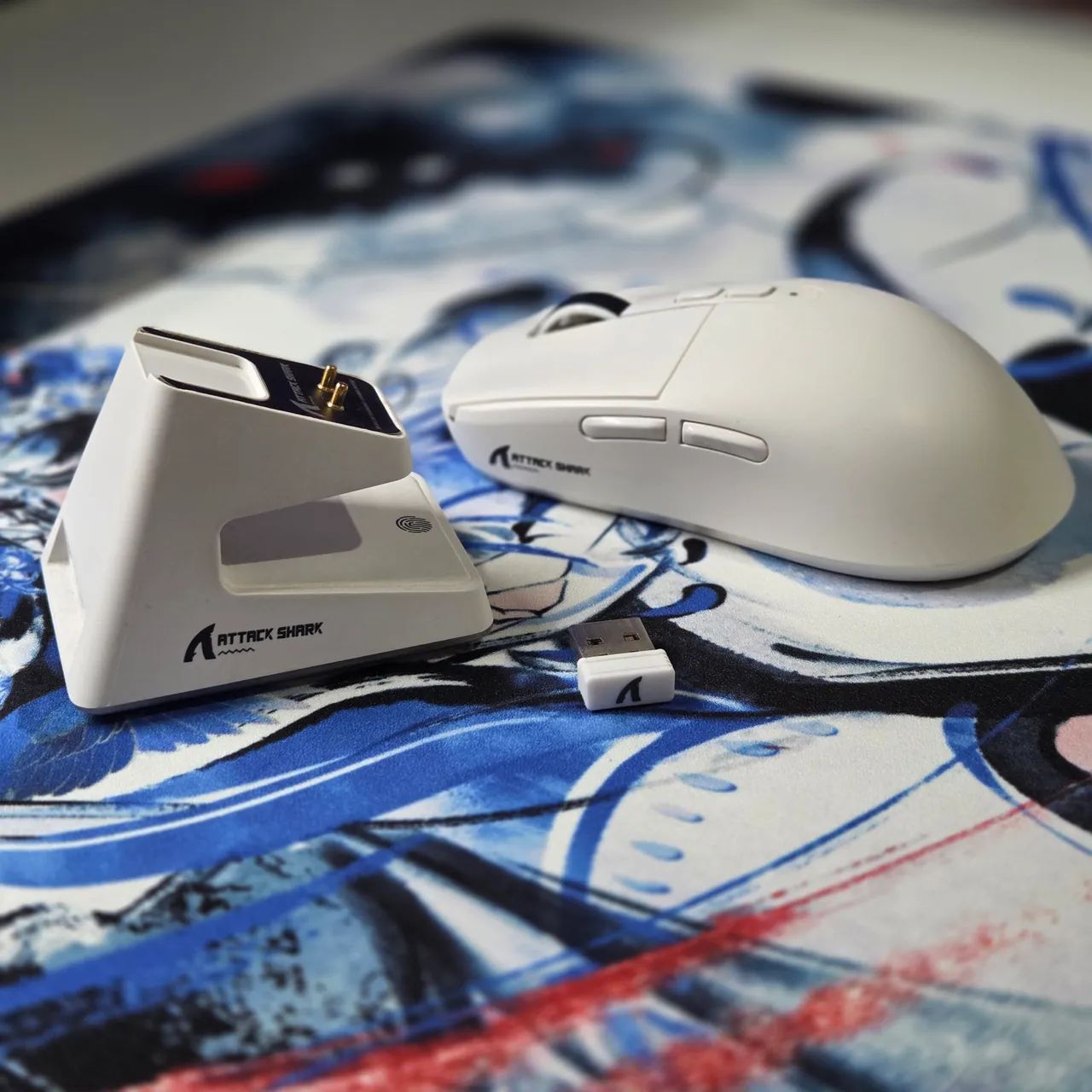 Mouse Attack Shark X6 com Feets Esptiger ICE - Foto 6