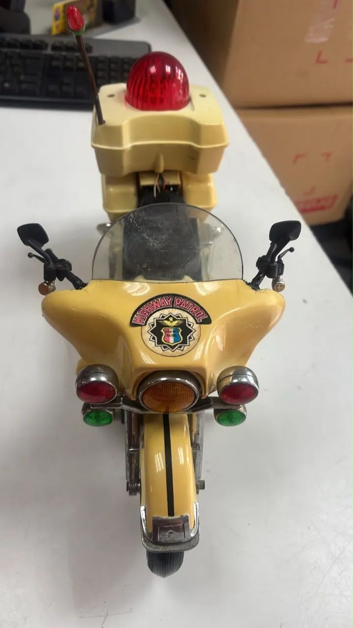Brinquedo antigo Motorcycle grande - Foto 2