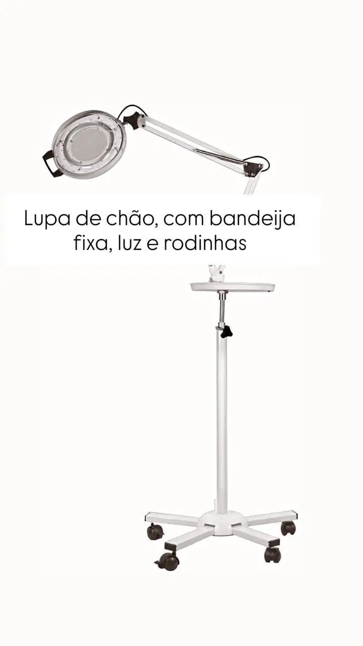 Vendo lupa com pé 