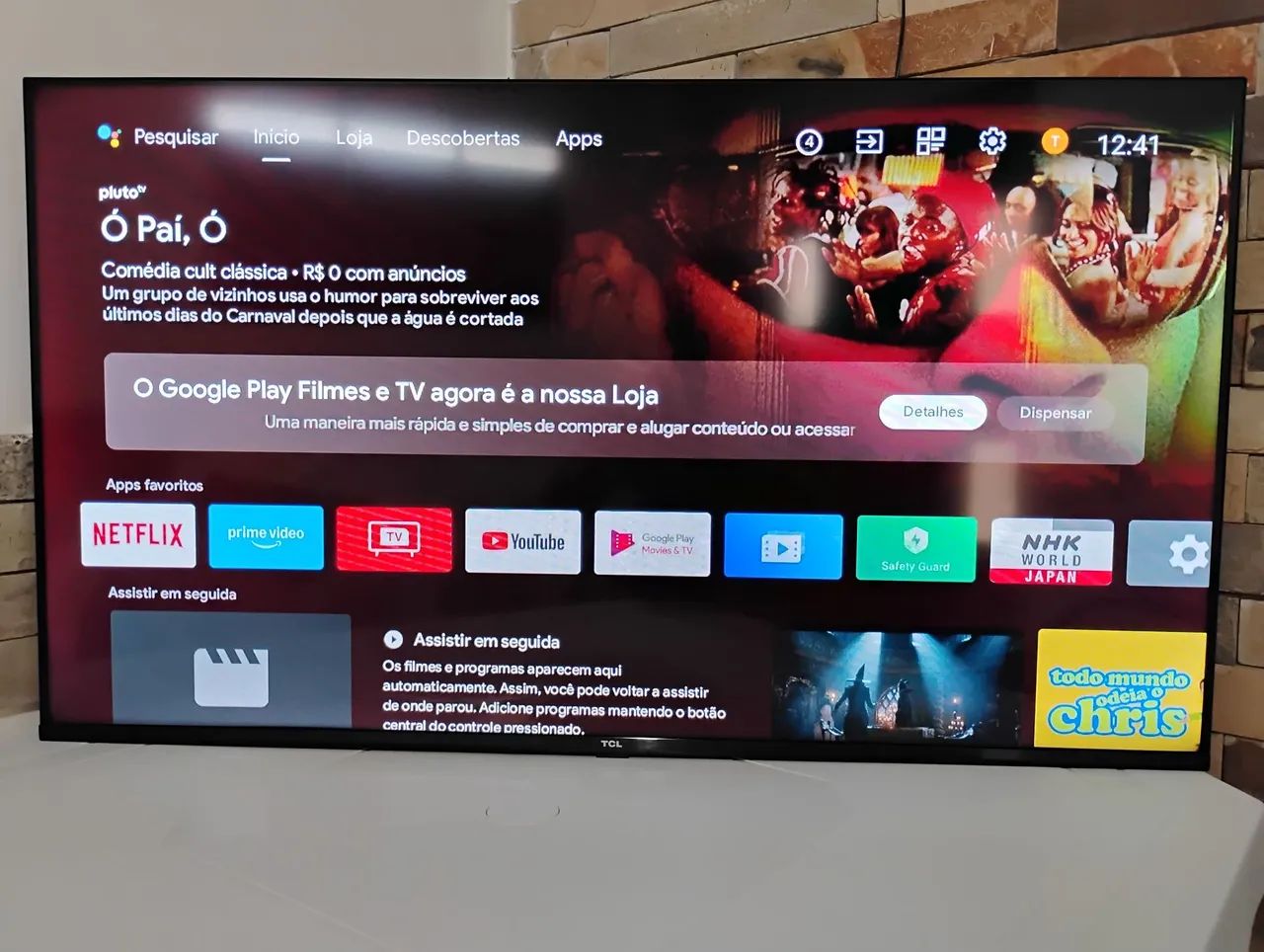 Smartv TCL 40 polegadas semi nova 