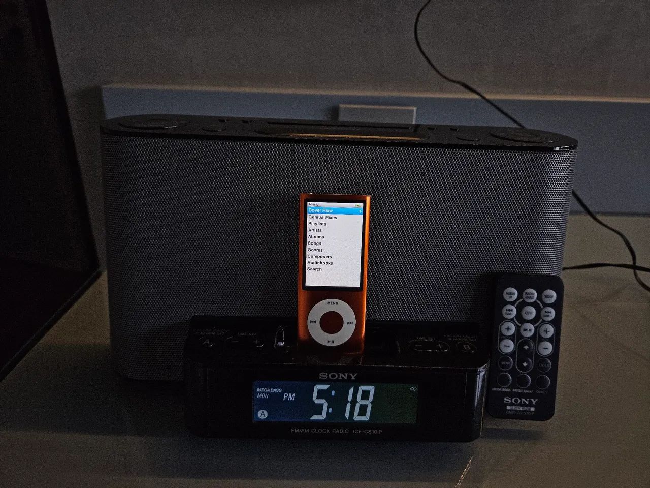 Dock Sony Station completo, com ipod.