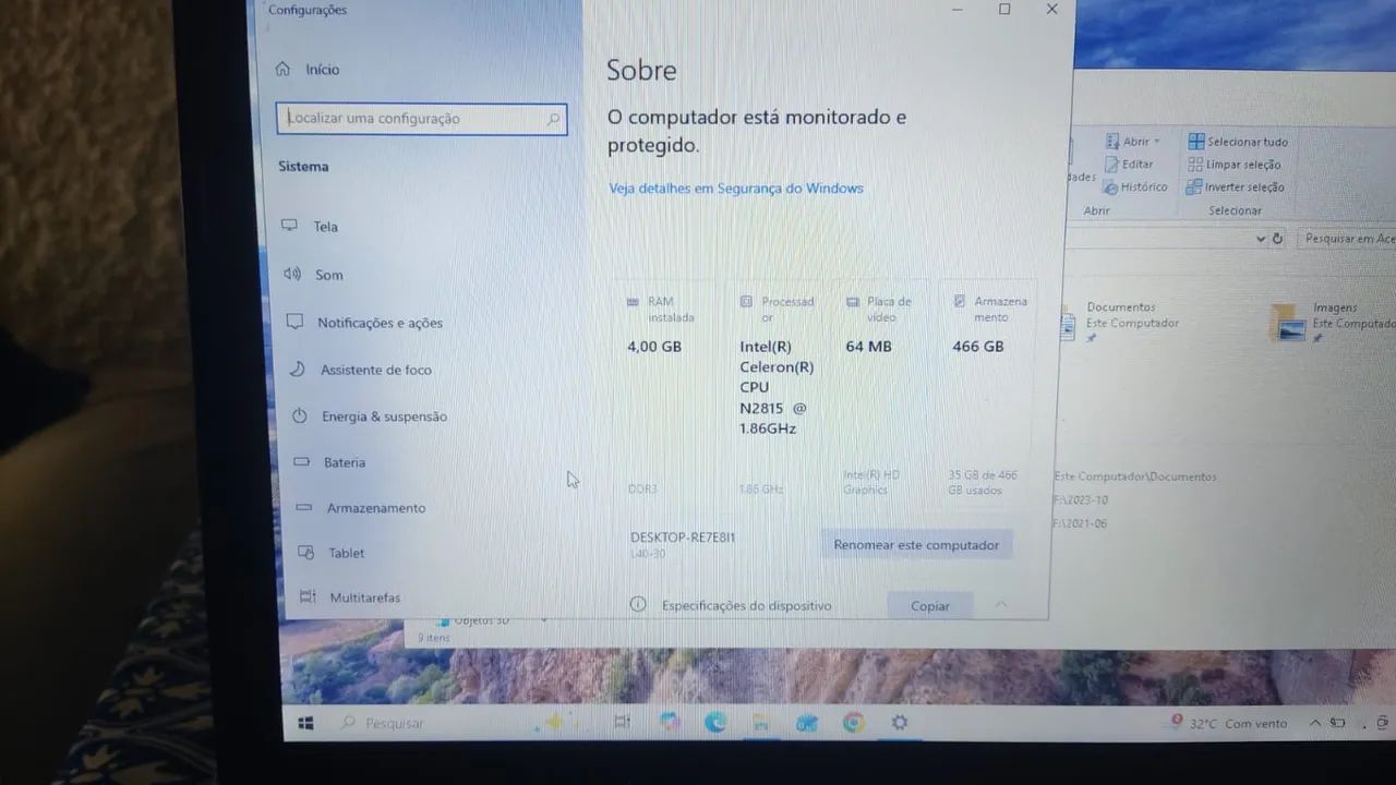 Notbook Intel Lenovo celeron n2815 - Foto 3