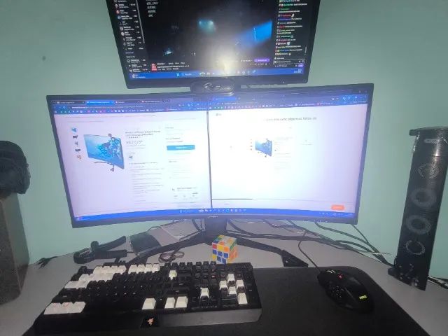 Monitor 34 Husky Tempest Curvo Qhd Ultrawide USADO - Foto 2