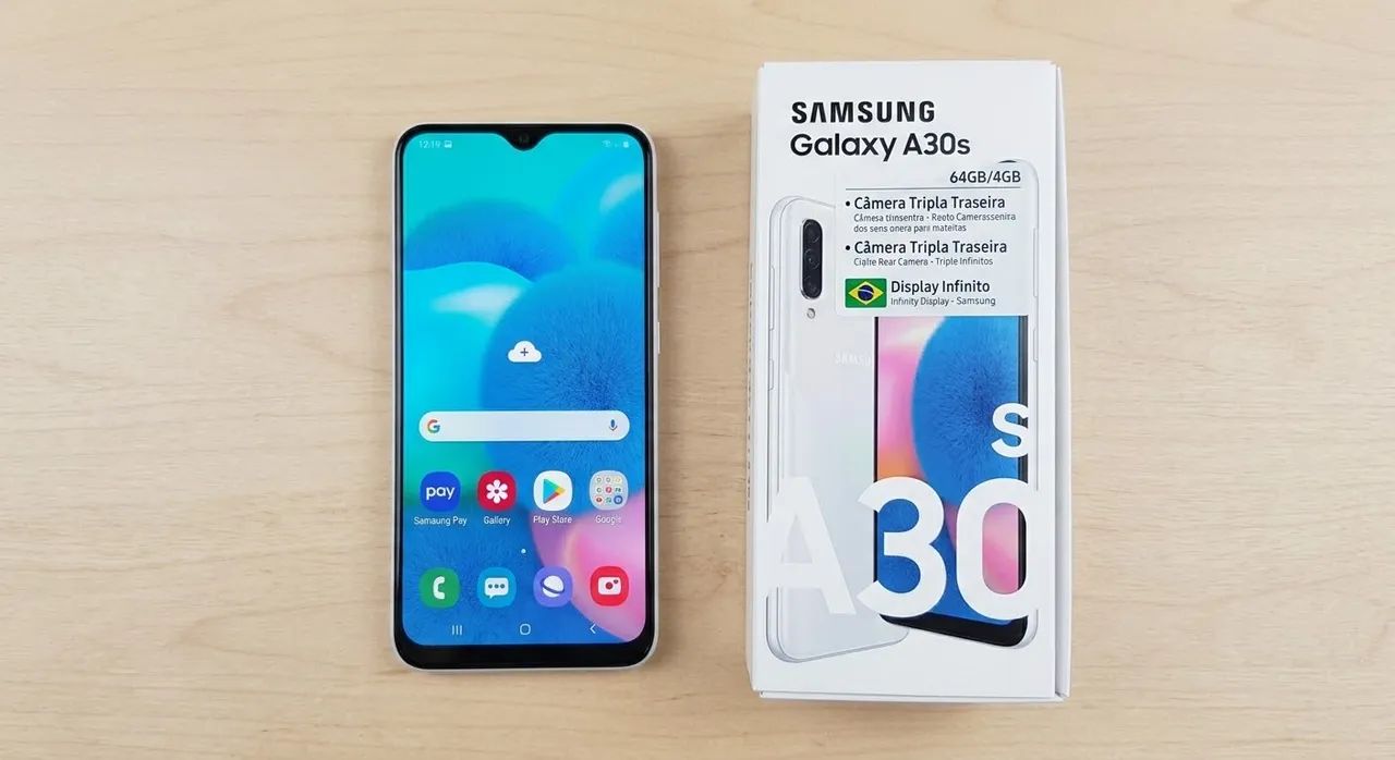 Samsung Galaxy A30s 64GB Branco - Impecável na Caixa + Nota e Acessórios - Foto 3