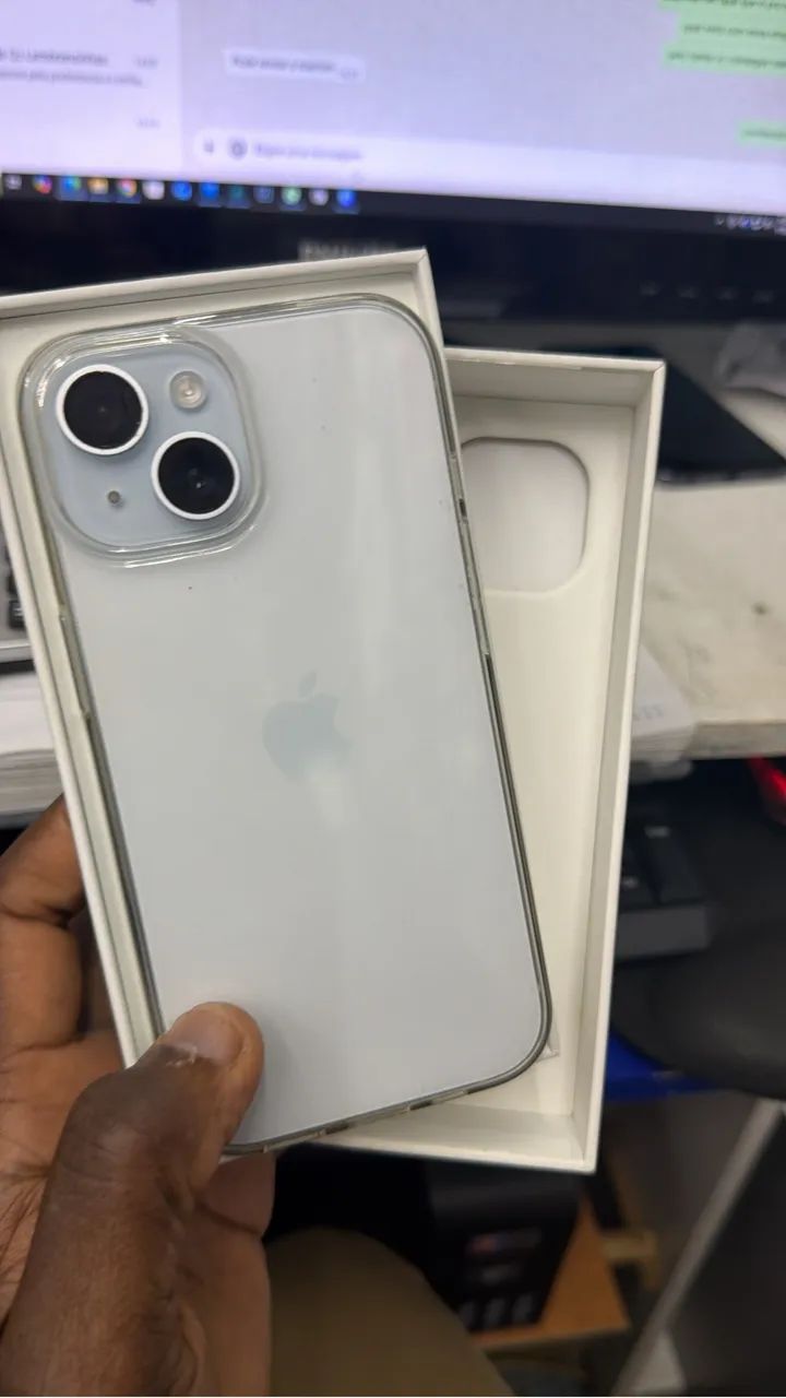 iphone 15 256gb muito novo  - Foto 2
