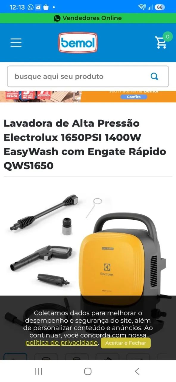 Lavadora de alta pressão  - Foto 2