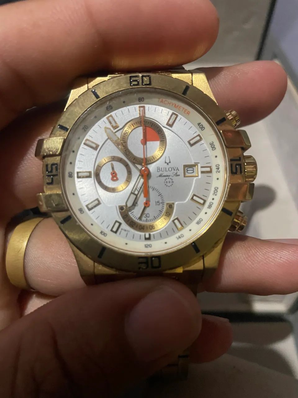 Vendo e Troco Relógio Bulova Marine Star - Foto 4