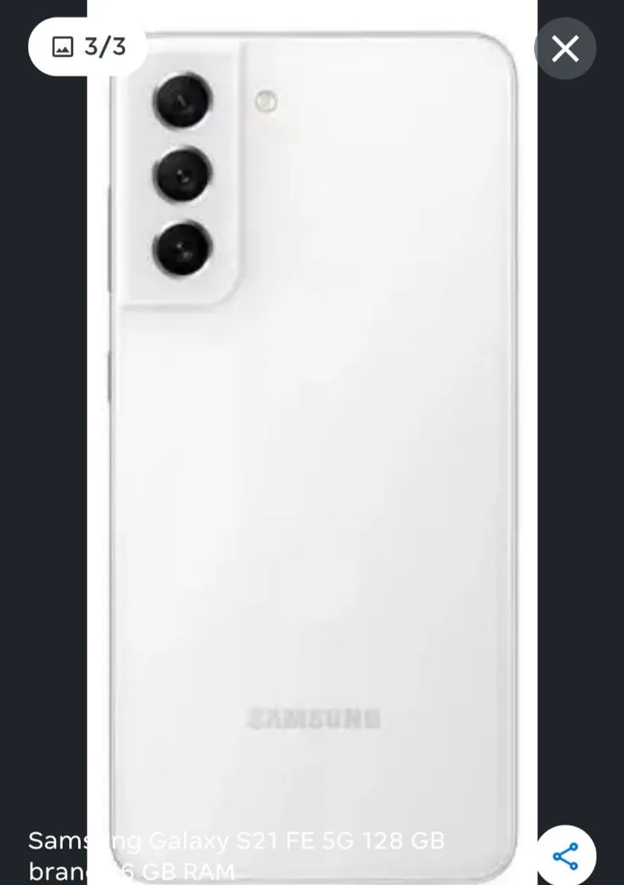Samsung s21 fe branco