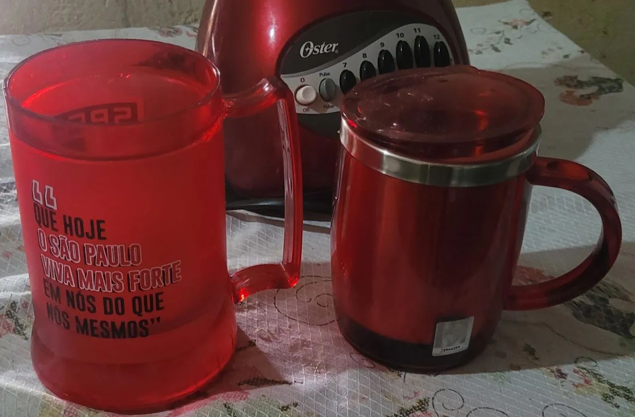 CANECA GEL PEÇA VERMELHA 400ML VIVA MAIS FORTE - São Paulo