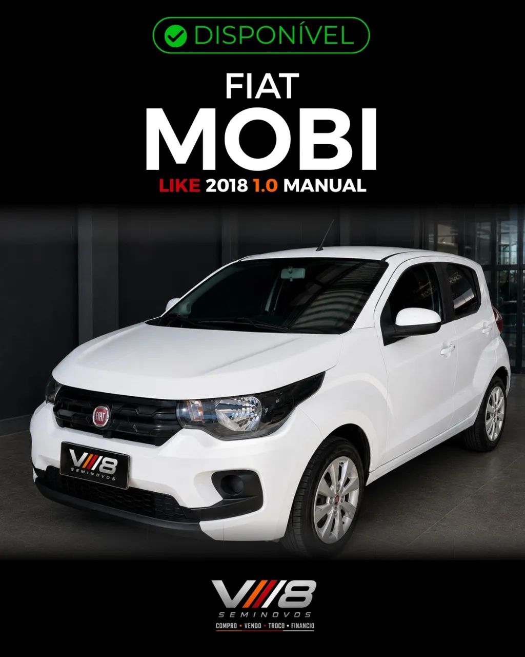 Fiat Mobi Like 1.0 Fire Flex 5P. 2018