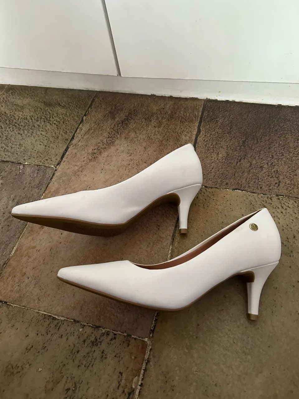 Scarpin branco Vizzano 36 - Foto 2