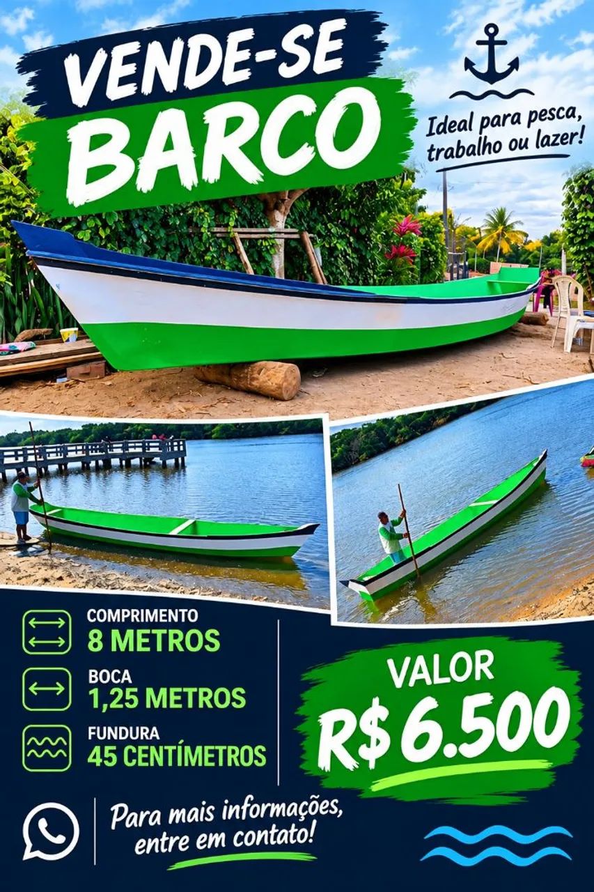 Vende-Se um barco 