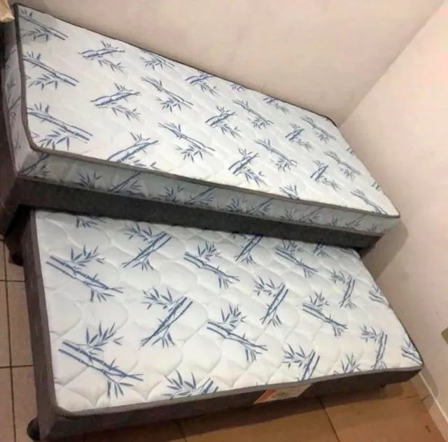 Cama Solteiro com Auxiliar (Ortobicama)