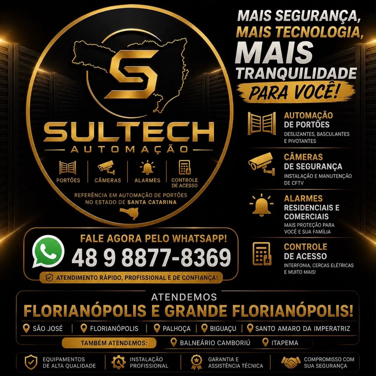 PORTÃO COM PROBLEMA? FALE AGORA COM A SULTECH AUTOMACÃO. - Foto 2