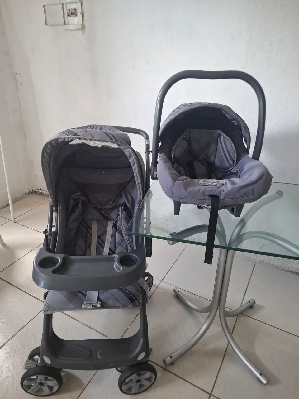Carrinho de Bebê e Bebê conforto - Foto 5