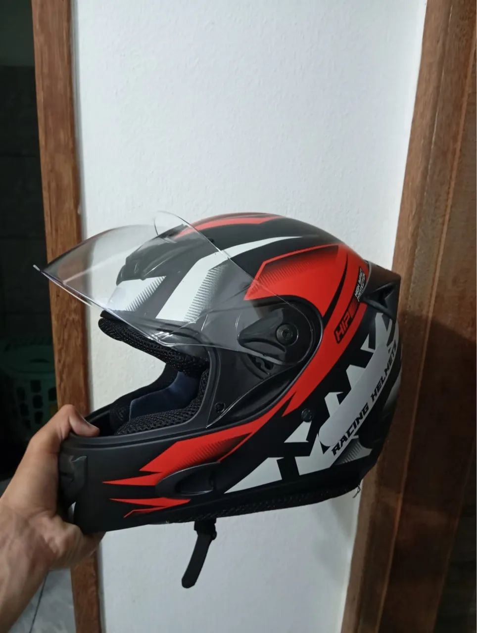 Capacete Mixs tamanho 60 vermelho - Foto 3