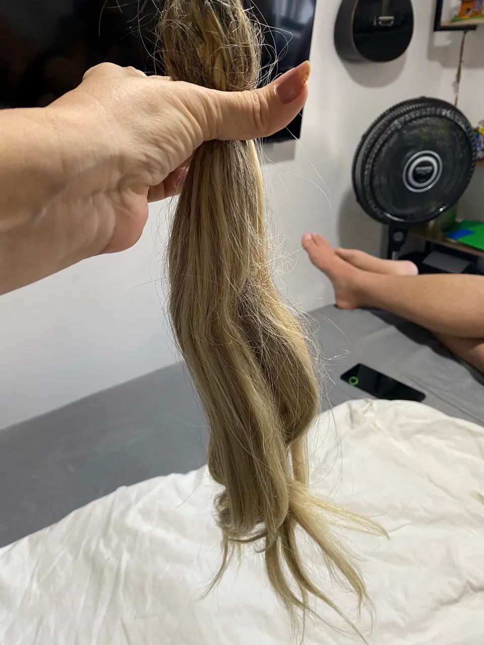 Cabelos para mega Hair 100 gramas cabeça completa na queratina  - Foto 4