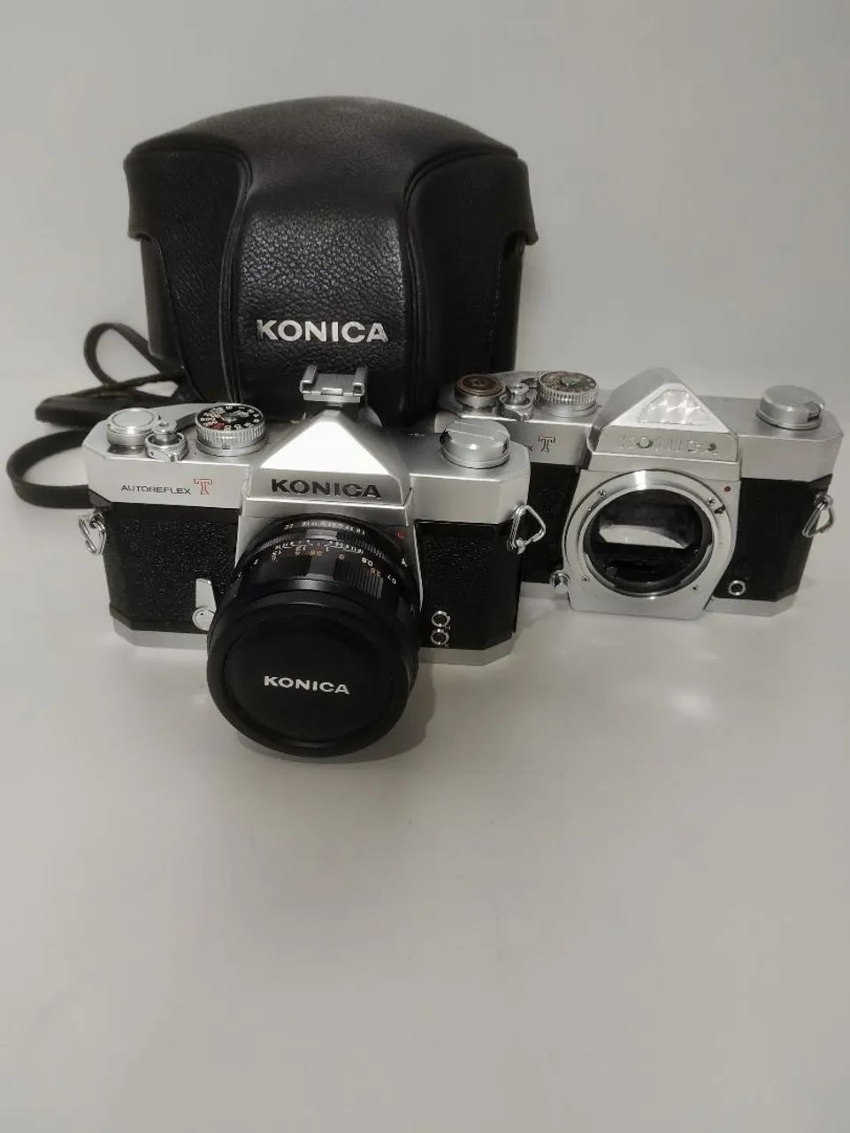 Camera Konica Autoreflex T + corpo doador - Foto 4