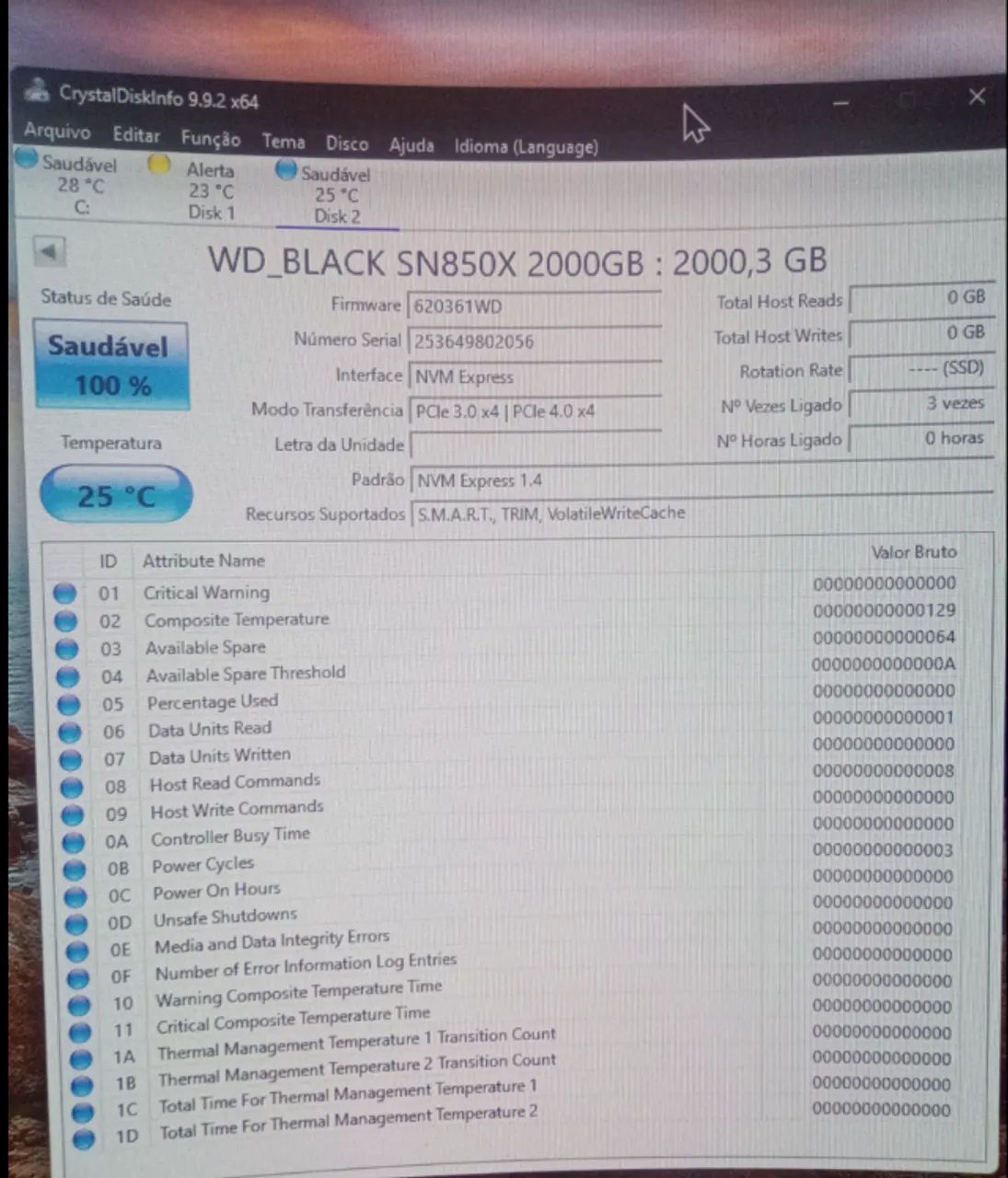 NVME 2tb SSD WD Black SN850x para PC note e PS5 - Foto 5