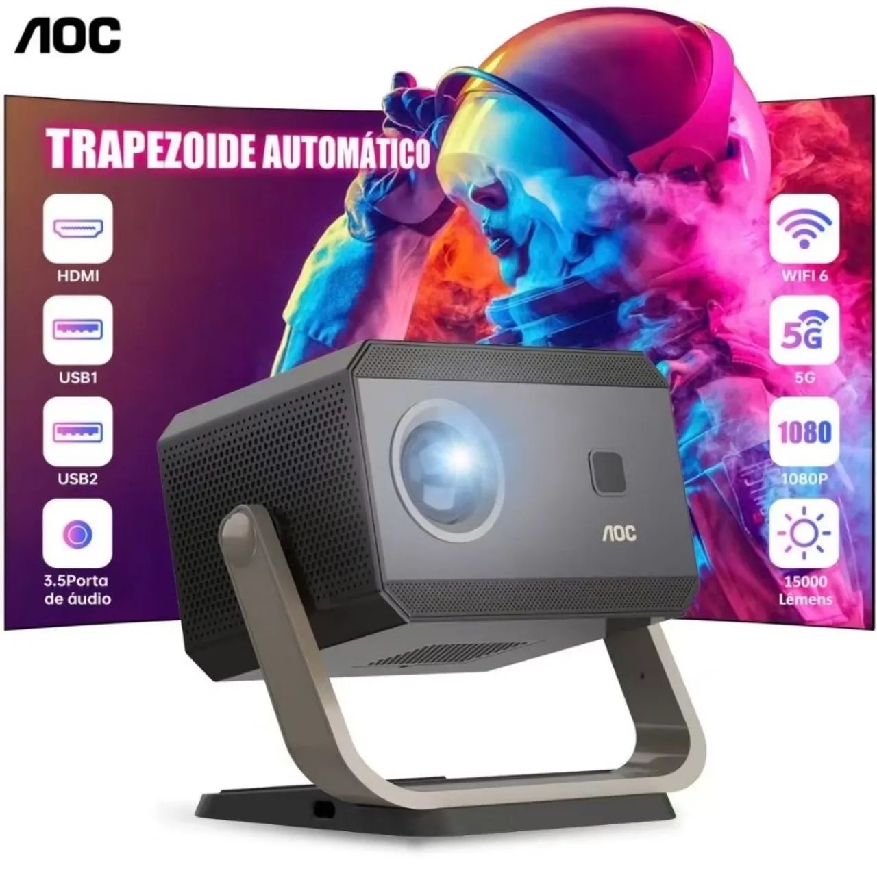 Projetor AOC Star 1 - Foto 3