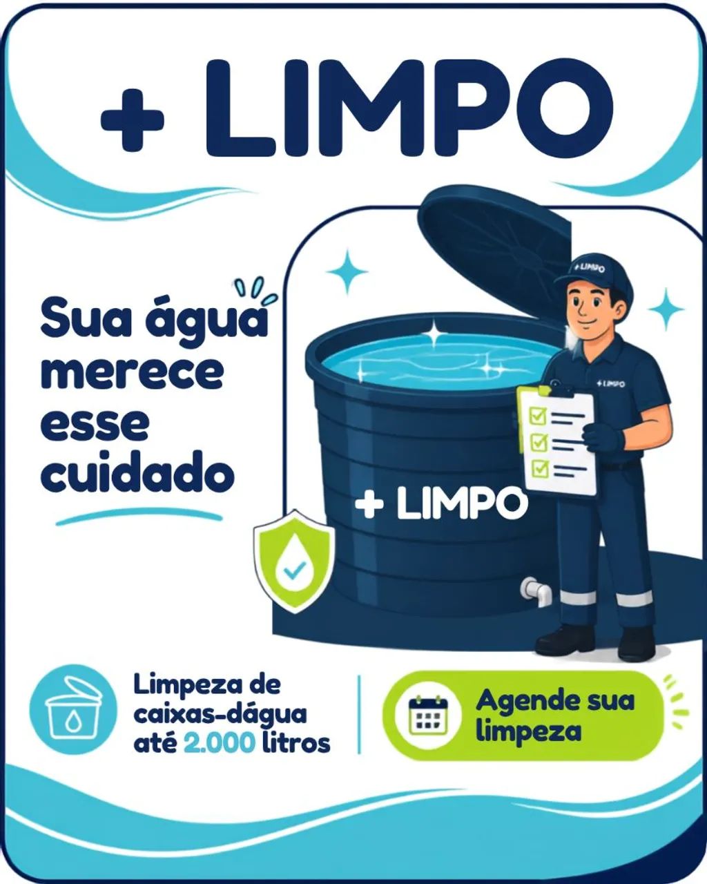 Limpeza de Caixa D'água com custo a partir de R$99,90 - Foto 3