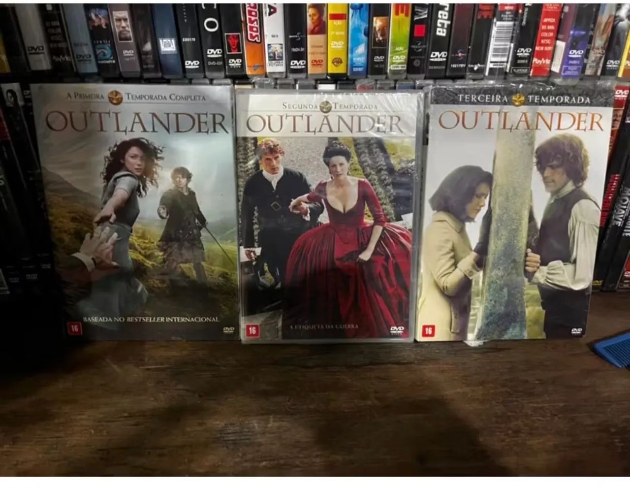 Dvd outlander 1 a 3 temporada original de coleção