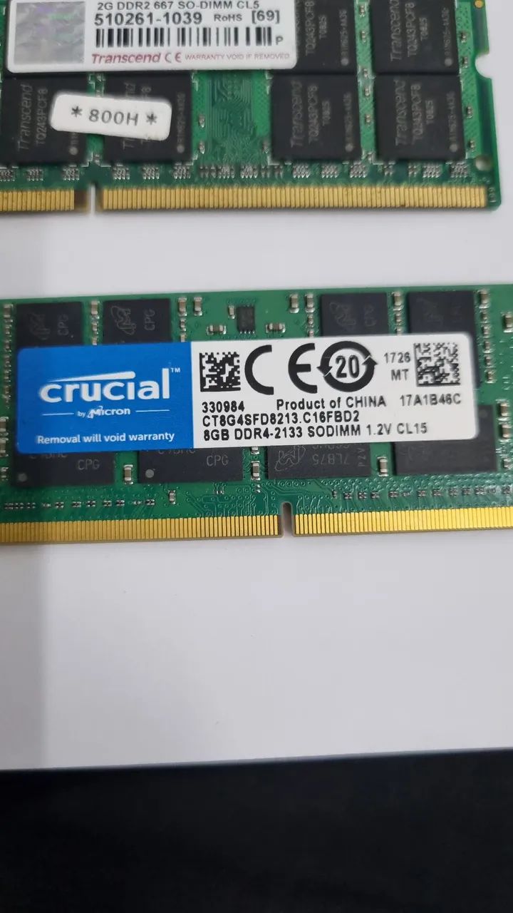 09 memórias de notebook  - Foto 4