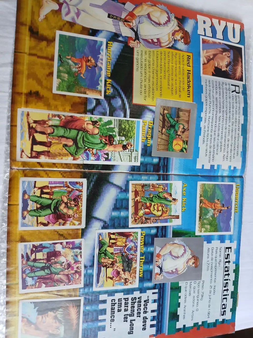 Street fighter album de figurinhas completo capcom - Foto 3