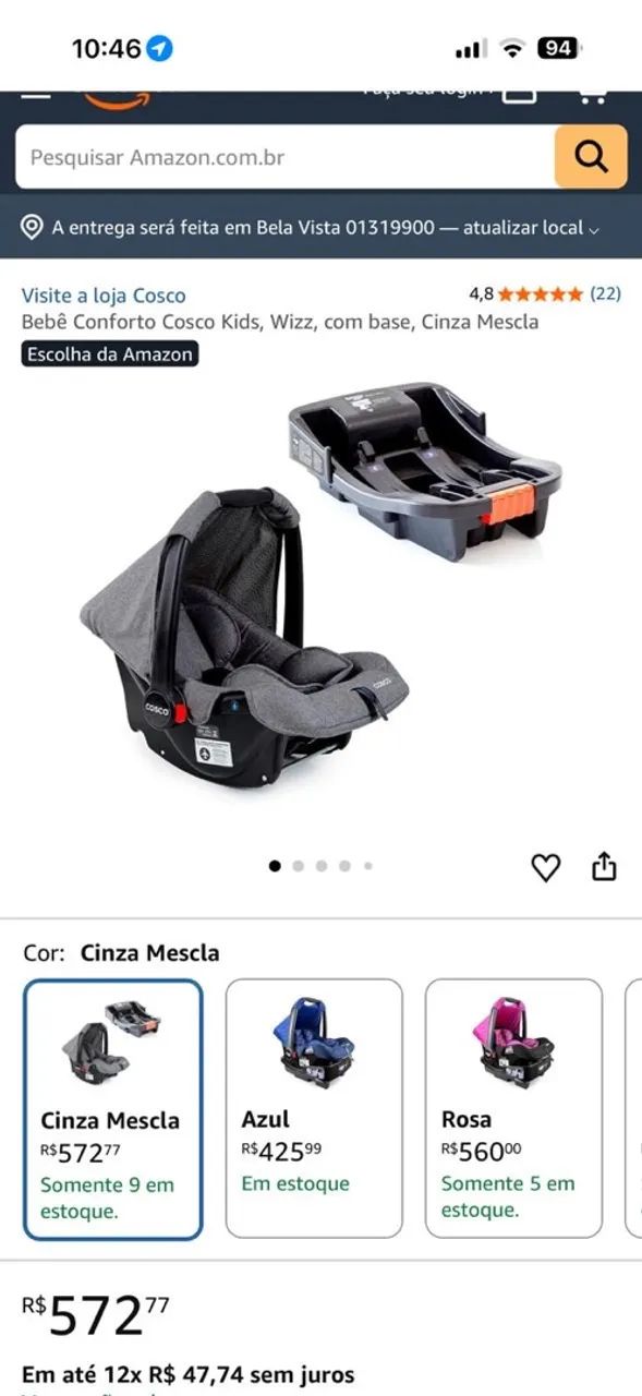 Bebê conforto cosco - Foto 4