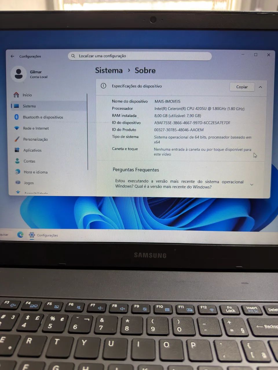 Notebook Samsung  - Foto 3