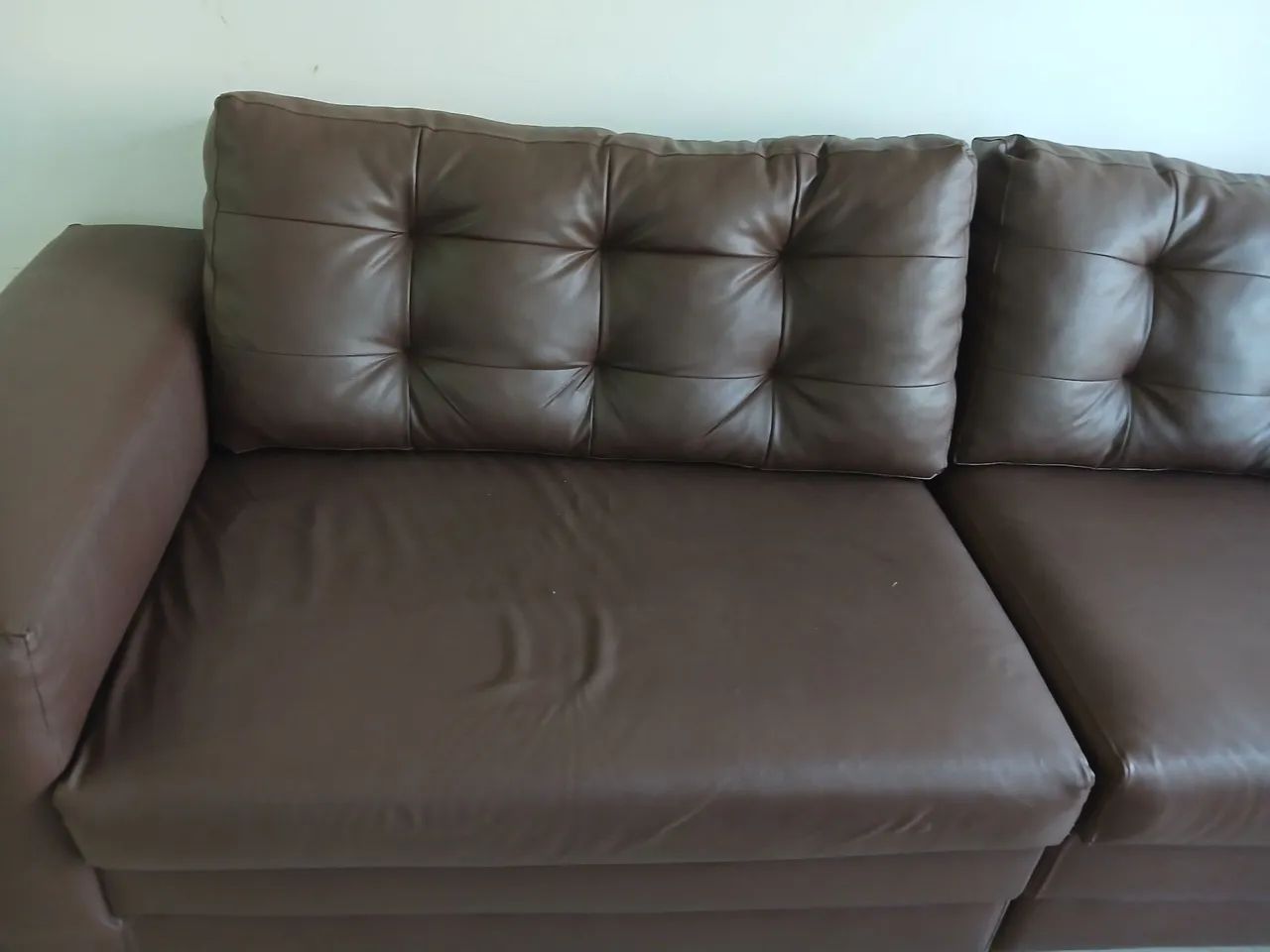 Sofá Grande em courino  - Foto 2