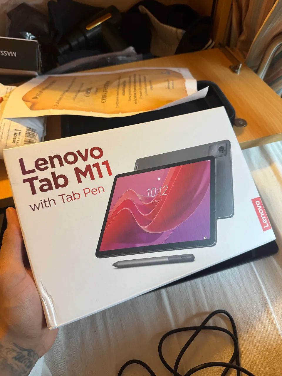 Tablet Lenovo M11 com caneta, caixa e cabos. - Foto 2