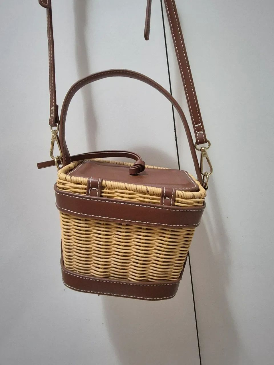 Bolsa de palha Zara